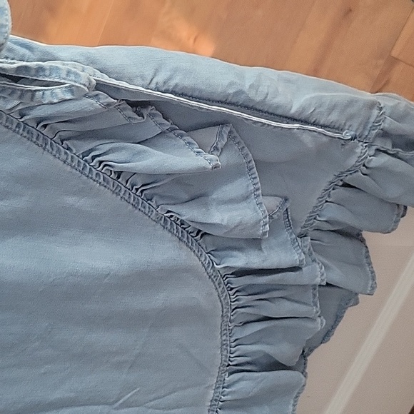Asos Denim Wrap Skirt - Picture 2 of 4